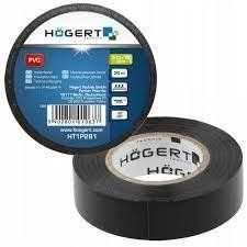 Изоляционная лента 0,13x19мм x 20м, черная Hoegert HT1P281 фото
