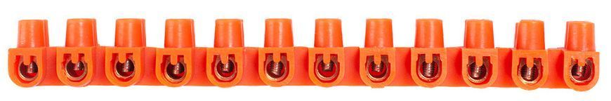 Клемна колодка ділима, 12групп e.tc.stand.ps.12.10.orange, 10 А, полістирол, помаранчевий Е.NEXT s016025 s016025 фото