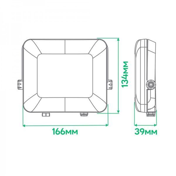 Прож свит-й LL-4030ARD 30W 3000Lm 6500K (166*134*39м) черный IP65 ARDERO 8079 для яркого функционального освещения 8079 фото