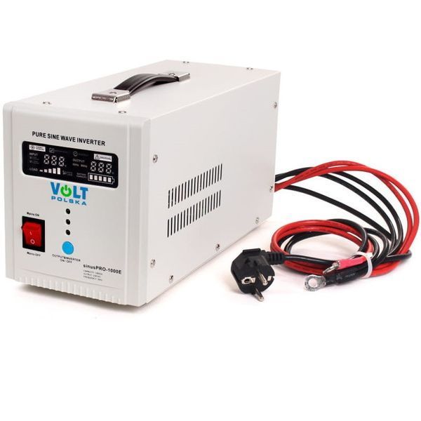 Аварійне джерело живлення SINUS PRO 1000 E ДБЖ UPS 1000ВА/700 Вт VOLT чистий синус 12 В &rarr; 230 В 3SP091012E фото