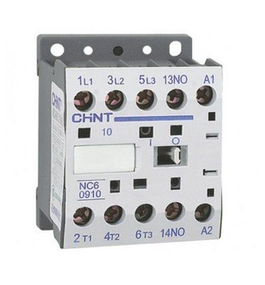 Міні-контактор NC6-0910 230V 50/60Hz 1NO CHINT 247612 247612 фото
