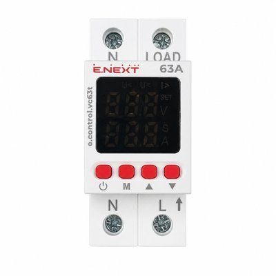 Реле контроля напряжения и тока с термозащитой e.control.vc63t p0690036 p0690036 фото