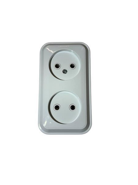 Розетка 2-а зовнішня без з/к, IP 20, Premiera GISelt G 8003-56 G 8003-56 фото