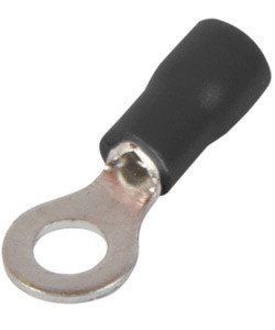 Изолированный наконечник e.terminal.stand.rv1.1,25.8.black 0.5-1.5 кв.мм, черный, 100шт s1036017 s1036017 фото