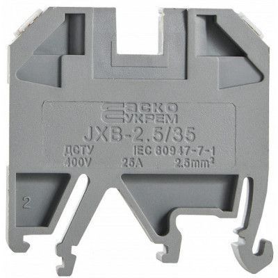 Клемна колодка JXB-10 сірий CHINT 554037 для підключення та розподілу електричних ланцюгів 554037 фото