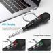 Викрутка акумуляторна 10-в-1 чорна у наборі 9 бітів USB викрутка для ремонту Multi 100198 фото 6