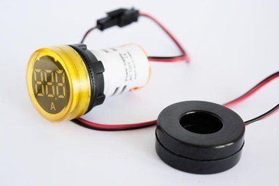 Арматура светодиодная с индикатором тока e.ad22.am &Oslash;22мм, 0-100 А E.NEXT s009038 s009038 фото