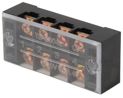 TB 3504 Клемна колодка захищена e.tc.protect.35.4, 35А, 4 полюса E.NEXT p056012 p056012 фото