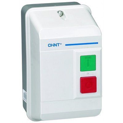 Пускач електромагнітний в боксі NQ3- 5.5P 380V 2.5-4A IP55 CHINT 496442 для керування та захисту електродвигунів 496442 фото