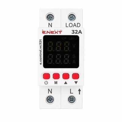 Реле контроля напряжения и тока с термозащитой e.control.vc32t p0690034 фото
