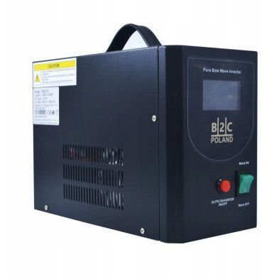 Аварійне джерело живлення 12V /230В UPS 800VA / 500W чистий синус B2C POLAND підтримка LiFePO4 та AGM/VRLA UPS-B2C-800VA фото
