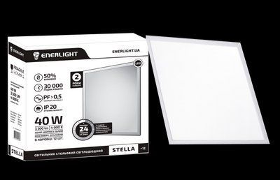 Cвітильник стельовий світлодіодний STELLA 40Вт 4000К MS ENERLIGHT STELLA40SMD70NMS для дома і офіса STELLA40SMD70NMS фото