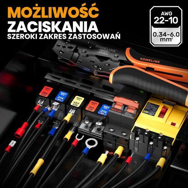 Набір для обтиску дротів з наконечниками 26 типів 0,34-6 мм&sup2; SOMELINE&reg; AGW2510/26 фото