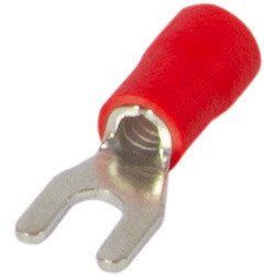 Изолированный вилочный наконечник e.terminal.stand.sv.5,5.6.red 4-6 кв.мм, красный 1шт s2036043.1 фото