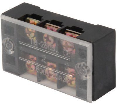TB 2503 Клемна колодка захищена e.tc.protect.25.3, 25А, 3 полюса E.NEXT p056006 p056006 фото