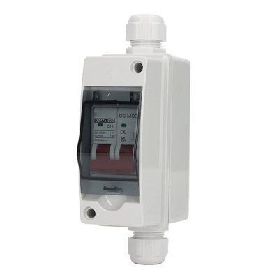Автоматический выключатель постоянного тока 2Р/16А 6kA DC 1000V IP65 PV 2Р/16А DC 1000V Box IP65 фото