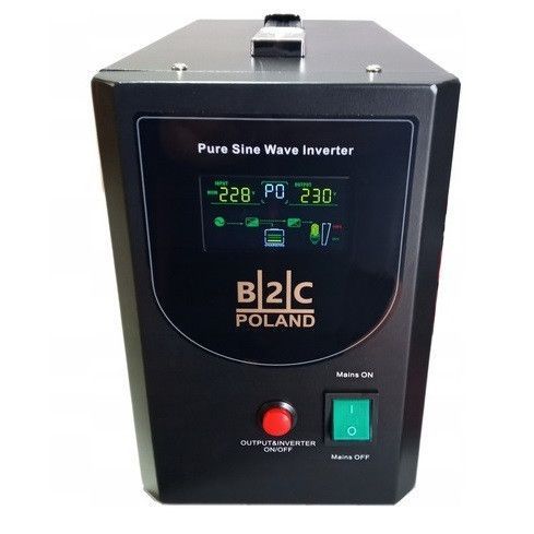 Аварийный источник питания 12V /230В UPS 1000VA / 700W чистый синус B2C POLAND UPS-B2C-1000VA фото