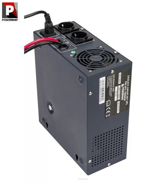 Источник аварийного питания PM-UPS- 1000VA 800W навесной Inverter 12V Powermat 5904067442511 фото