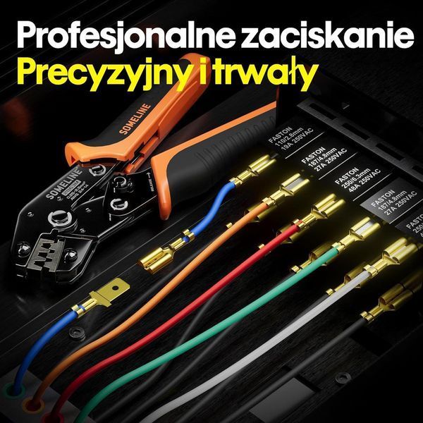 Набір для обтиску проводів з наконечниками 0,25-2.5 мм&sup2; SOMELINE&reg; AGW2414/6 фото