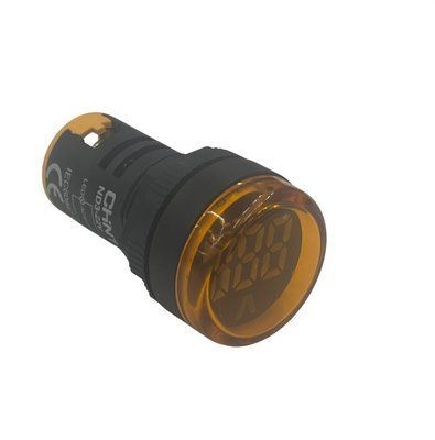 Индикатор цифровой ND3-22V YEL индикация напряжения 50-500В желтый АС50-500 508958 508958 фото