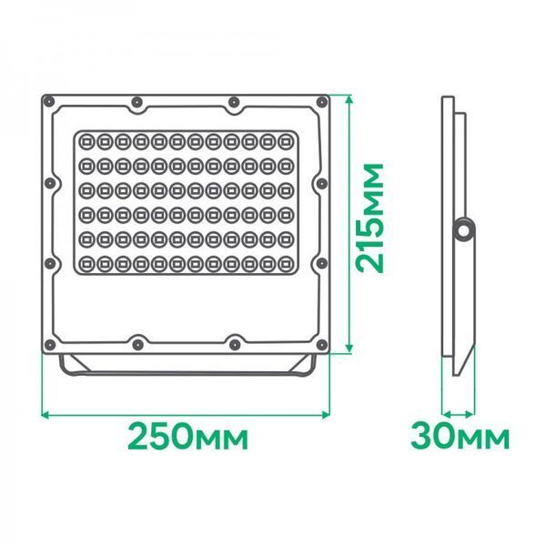 Світильник консольний SP3033 100W 6500K 230V IP65 Feron 7453 7453 фото