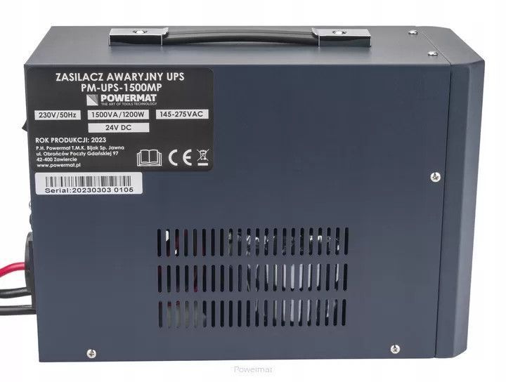 Источник аварийного питания PM-UPS-1500VA 1200W Inverter 24V Powermat 5904067442443 фото