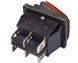 Переключатель перекидной KCD4-203NR красный с подсветкой 12V DC 6Pin И-Off-ІІ водонепроницаемый IP65 KCD4-203NR DC red 12-24V фото 4