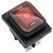 Переключатель перекидной KCD4-203NR красный с подсветкой 12V DC 6Pin И-Off-ІІ водонепроницаемый IP65 KCD4-203NR DC red 12-24V фото 1