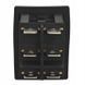 Переключатель перекидной KCD4-203NR красный с подсветкой 12V DC 6Pin И-Off-ІІ водонепроницаемый IP65 KCD4-203NR DC red 12-24V фото 5