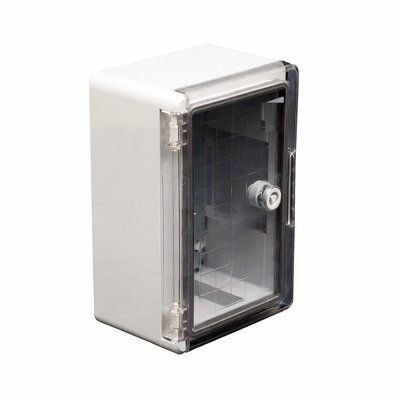 Корпус пластиковый IP 65 FAR матовые-прозрачные двери 200*300*130 PС F900 для размещения электротехнического оборудования F900 фото