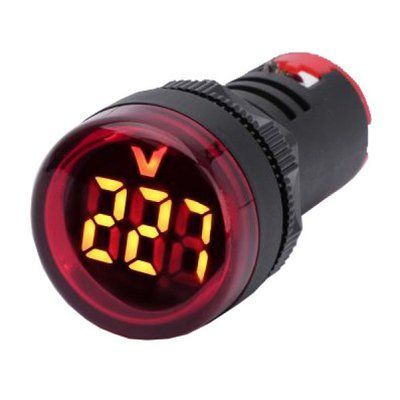 Индикатор цифровой ND3-22V RED индикация напряжения 50-500В красный АС50-500В 508957 508957 фото