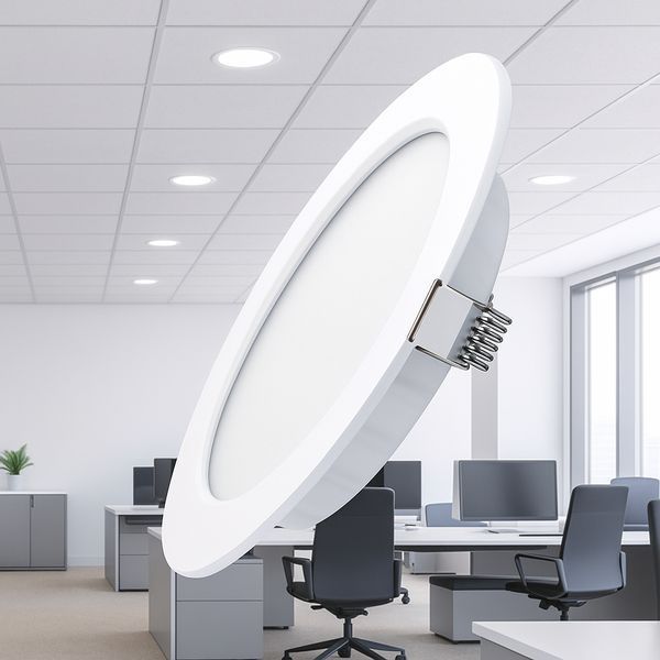 Светильники потолочные MERIDIAN 12Вт 4000К ENERLIGHT MERIDIAN12SMD80N для дома и офиса MERIDIAN12SMD80N фото