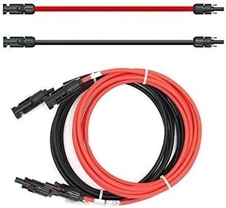 Кабель H1Z2Z2-K 4 мм2 красный/черный 2х 10 м для подключения солнечной панели к инвертора с MC4 1MC401MC410m фото