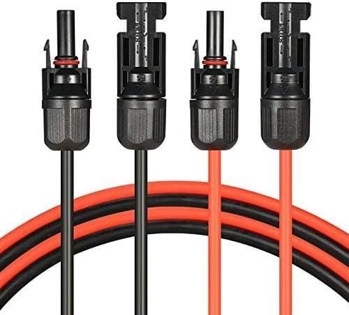 Кабель H1Z2Z2-K 4 мм2 красный/черный 2х 10 м для подключения солнечной панели к инвертора с MC4 1MC401MC410m фото