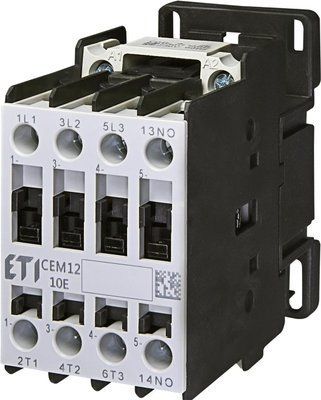 Контактор CEM 12.10 230V AC 4643123 для комутації електричних навантажень у однофазних та трифазних мережах 4643123 фото