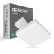 Светильник светодиодный AL709ARD 32W квадрат накладной 3200Lm 5000K 225*225*40mm ARDERO FERON 7817 фото 1