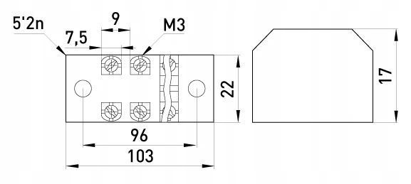 Защищенная клеммная колодка E.Next e.tc.protect.15.10, 15А, 10 полюсов TB 1510 (p056004) p056004 фото