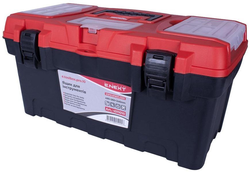 Ящик для інструментів, e.toolbox.pro.10, 19" 490x260x246мм E.NEXT t011010 t011010 фото
