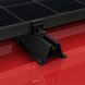 Трапецієподібний міст H-70 L-1500 чорне анодоване кріплення панелей PV з EPDM-стрічкою 70x1500 мм H-70 L-1500 BL фото 9