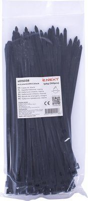 Кабельна стяжка e.ct.stand.200.5.black (100шт), чорна Е.NEXT s015038 s015038 фото