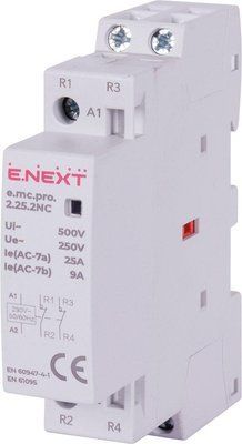 Модульный контактор e.mc.pro.2.25.2NC, 2р, 25А, 2NC, 220В p005225 p005225 фото