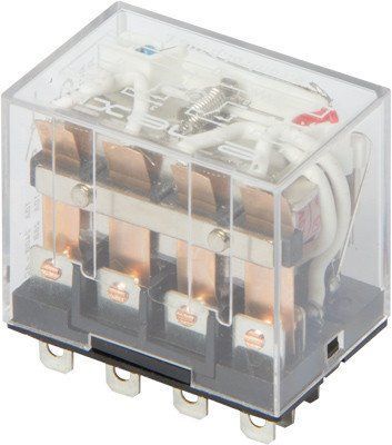 Реле промежуточное e.control.p1046L с Led индикацией 10А, 4 группы контактов, катушка 230В АC E.NEXT i.ly4n.2 i.ly4n.230ac фото