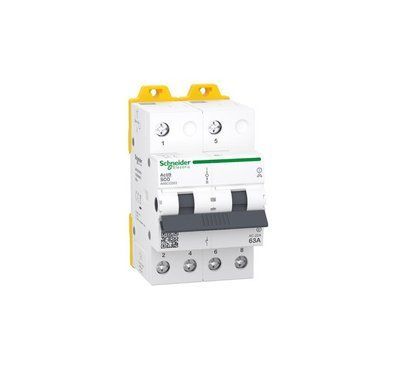 Переключатель 3-х позиционный iSSW Acti9, 2P, 63 A, 400/415 В A9SCO263 для безопасного переключения между источниками питания A9SCO263 фото