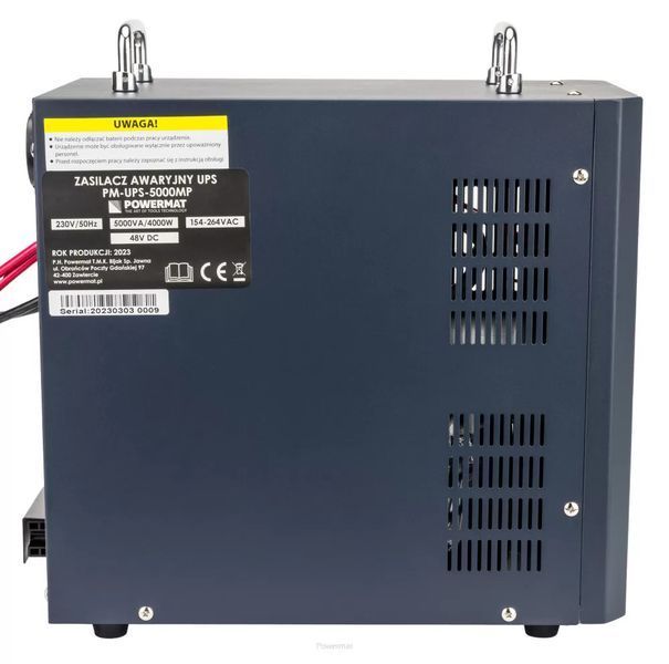 Джерело аварійного живлення UPS LCD 5000VA 4000W Inverter PM-UPS-5000MP 48V Powermat 5904067442481 фото