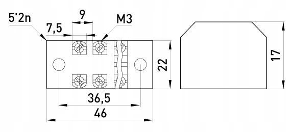 Захищена клемна колодка E.Next e.tc.protect.15.3, 15А, 3 полюси TB 1503 (p056001) p056001 фото
