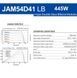 Солнечная двухсторонняя панель JA Solar JAM54D41-445/LB Mono 445Wp, Black Frame e330aedd-0952-11f0-8986-932e94bc3e0e фото 4