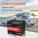 Aккумулятор Batterie-LiFePO4 12V 100A литиевая батарея 1280 Wh встроенная BMS 100A Dumfume B0DLGNJH8P фото 3