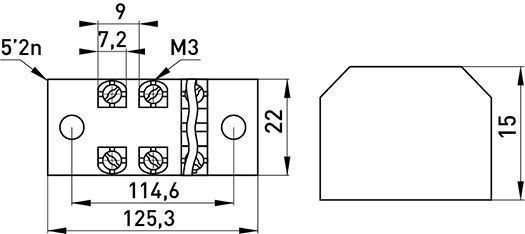 Клеммная колодка защищенная e.tc.protect.15.12 15А 12 полюсов E.NEXT p056005 фото