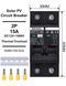Солнечный фотоэлектрический выключатель 2P-15A постоянного тока 1000VDC DIHOOL DZ47ZH-2P-15A-1000V фото 5