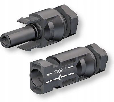 Оригинальные панельные коннекторы MC4 4-6 мм2 1500V DC пара MC-socket PV-AD BP4/SP4-S2-UR/6 Staubli K/MC4/R(STAUBLI) фото